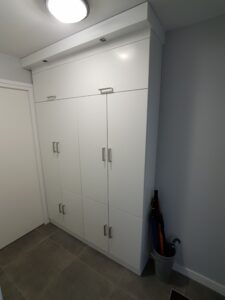 Eigen gemaakt inbouw kast tijdens cursus kasten op maat.